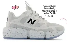  ??  ?? ‘Vision Racer Reworked’, New Balance x Jaden Smith (150 €).