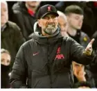  ?? ?? Traute nach der 2:0-Führung seinen Augen nicht: Jürgen Klopp.