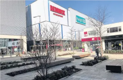  ??  ?? Stockport’s newest landmark has been named Suffragett­e Square