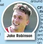  ??  ?? Jake Robinson