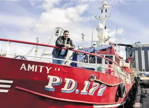  ??  ?? NEW ADVENTURE: Jimmy Buchan says he is honoured to have been chosen to showcase Scotland seafood at the Culinary Olympics