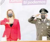  ?? MANOLO AGUIRRE ?? Encabezó la ceremonia cívica