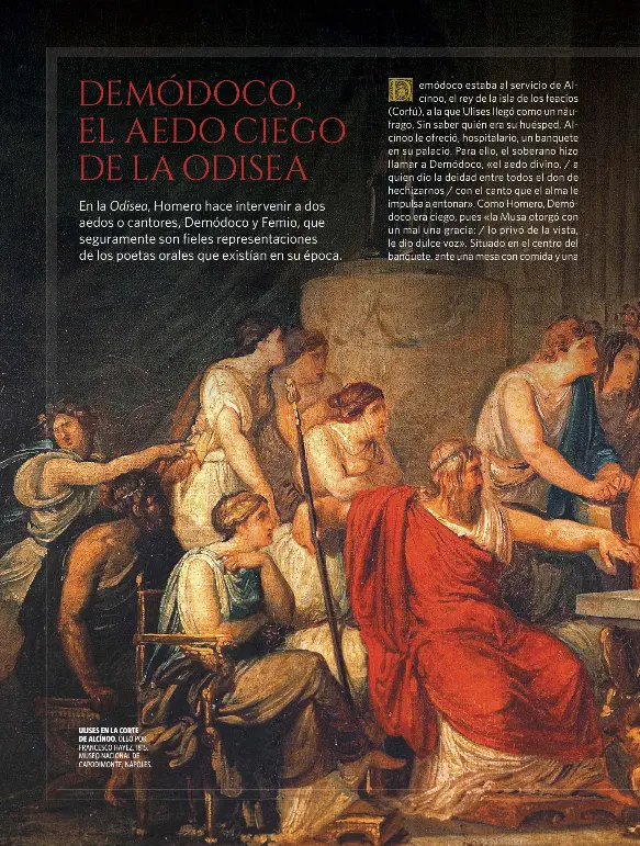 DEMÓDOCO, EL AEDO CIEGO DE LA ODISEA - PressReader
