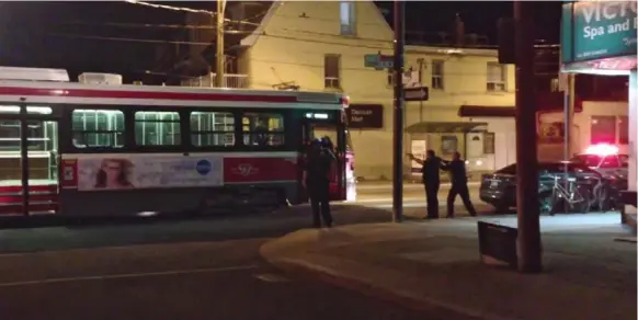  ?? MARKUS GRUPP ?? Markus Grupp’s YouTube video showing Toronto police shooting Sammy Yatim, 18, on a TTC streetcar at Dundas St. and Bellwoods Ave., was a crucial piece of evidence at the trial.