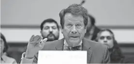  ?? ANNA MONEYMAKER/GETTY IMAGES FILE ?? Using a sports game analogy, Robert Califf said that leaders in Congress are the players when its comes to food safety and the FDA are the referees.