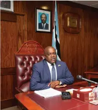  ??  ?? President Masisi