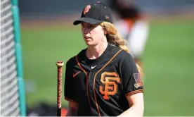  ?? Photograph: Jayne Kamin-Oncea/USA Today Sports ?? Alyssa Nakken has been a full-time coach with the Giants since January.