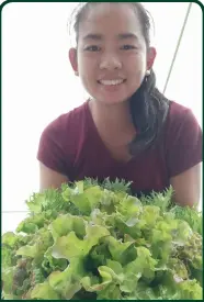  ?? ?? Jaquilyn Pagkaliwag­an, 33, is a former OFW in Taiwan who is now a fulltime farmer.