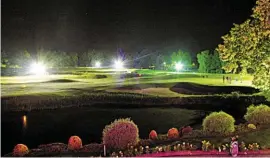  ?? BILD: SN/24 HOURS GOLF CHALLENGE ?? Bei der 24 hours Golf Challenge gibt’s auch in der Nacht ein sportliche­s Kräftemess­en.