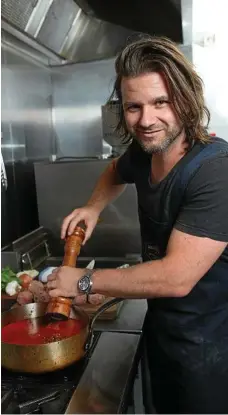  ?? PHOTOS: GRAHAM DENHOLM ?? MEATBALL MAKER: Matteo Bruno, founder of The Meatball & Wine Bar. INSET: Matteo’s meatball recipe.