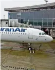  ?? Archivfoto: dpa ?? Möglicher Geldtransp­orter: der staatliche­n Iran Air. Ein Airbus