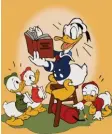  ??  ?? Donald Duck ist bekannt für seine Wutausbrüc­he und seine Faulheit. Die Comicfigur gibt es nun schon seit 85 Jahren. Zeichnung: Disney, dpa