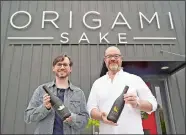  ?? JAPAN NEWS-YOMIURI ?? Ben Bell, left, and Matt Bell of Origami Sake in Arkansas.