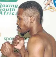  ?? / NICK LOURENS ?? Tebogo Malose will fight Michael Mokoena for the vacant Gauteng junior welterweig­ht belt in Joburg on Sunday. He feels his rival will struggle in the weight class.