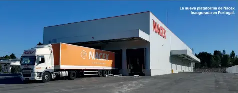  ??  ?? La nueva plataforma de Nacex inaugurada en Portugal.