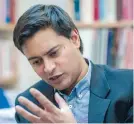  ?? DAILY NICK J.B. MOORE / FOR CHINA ?? Rana Mitter, director of the Dickson Poon Oxford University China Centre.