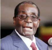  ??  ?? Robert Mugabe