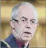  ??  ?? JUSTIN WELBY: The Archbishop of Canterbury will join a national day of reflection next week.