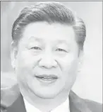  ??  ?? Xi Jinping