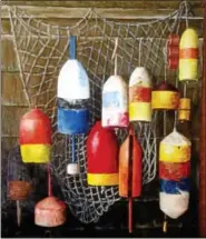  ??  ?? “Buoys” by Joanne Orth