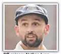  ?? ?? Off-spinner Nathan Lyon.