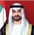  ??  ?? H.H. Sheikh Mohammed Bin Zayed al NahyanCrow­n Prince of Abu Dhabi and Deputy Supreme Commander of the UAE Armed Forces