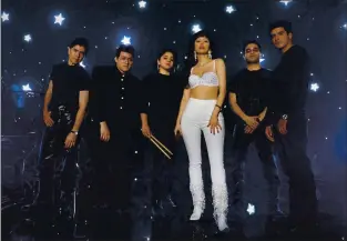  ?? MICHAEL LAVINE — NETFLIX COURTESY PHOTO ?? Vacaville’s Carlos Alfredo Jr., far left, has a recurring role in “Selena: The Series” now available on Netflix.