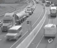  ?? FRANK GUNN/THE CANADIAN PRESS FILE PHOTO ?? Vehicles zoom along the nearly empty HOV lanes in Toronto during the Pan Am Games last summer. Will a trial program of HOT lanes in Oakville and Burlington be the answer to congestion on GTA highways?