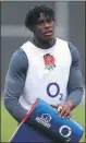  ??  ?? MOVING TIMES: Maro Itoje will make his first start at flanker, a position many believe will become his long-term home
