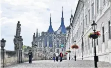  ?? CAMERON HEWITT/POSTMEDIA ?? Kutna Hora’s Gothic cathedral was funded by the town’s once-lucrative silver-mining and -minting industry.