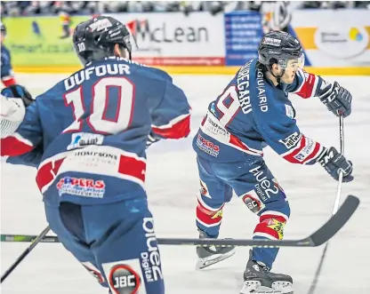  ?? Picture: Kris Miller. ?? Stars’ Anthony Beauregard, who was on target in the 5-2 victory over Sheffield Steelers as the Dundee side recorded only their second win at the FLYDSA Arena.