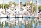  ?? (Photo doc Var-matin) ?? Une vingtaine de voiliers de tradition, venant de Marseille et La Ciotat, arriveront vendredi  mai vers  heures au port de Bandol.