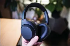  ??  ?? The side of the headphones has a nice texture when using the touch controls.