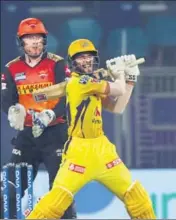  ?? IPL/BCCI ?? Ruturaj Gaikwad scored a 44-ball 75 for Chennai Super Kings against Sunrisers Hyderabad in New Delhi on Wednesday.