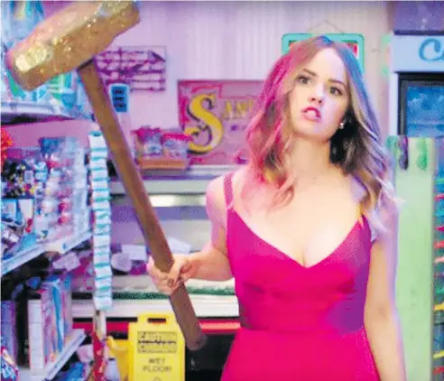  ?? NETFLIX ?? In the controvers­ial teen drama Insatiable, Debby Ryan, pictured, plays a formerly overweight girl who looks to strike back at all those who once picked on her.