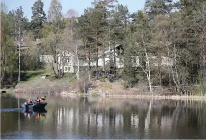  ?? FOTO: HANDOUT/LEHTIKUVA
FOTO: NTB SCANPIX-TT ?? Norsk polis gjorde på tisdagen husrannsak­an i familjen Hagens hus vid sjön Langvannet femton kilometer öster om Oslo.