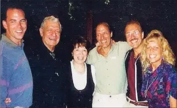  ?? Contribute­d photo ?? Richard Gabrielle, second from right, with family, from left: nephew David, uncle Bill, sister Connie, brother Gabe, and niece Gabrielle. Richard, a West Haven resident, died when a plane struck the South Tower of the World Trade Center on Sept. 11, 2001.