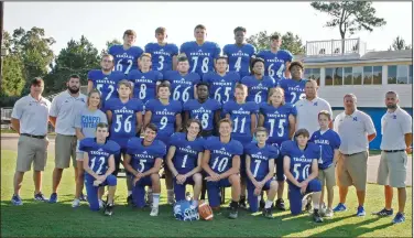  ?? Terrance Armstard/News-Times ?? Parkers Chapel Trojans: With Jacob Midyett set to begin his second season as Parkers Chapel's head coach, the Trojans are aiming to make the playoffs for the sixth straight year. Parkers Chapel opens their season Monday night at the Hooten's Kickoff Classic at Southern Arkansas University against Fouke.