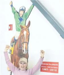  ?? COREY LEBLANC/SPECIAL TO POSTMEDIA NEWS ?? Francine Villeneuve is no longer in the saddle after riding to 1,000 victories in her horse racing career. She now is a trainer based out of Woodbine in Toronto.