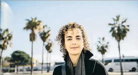  ?? XAVIER CERVERA ?? Leila Slimani, hace dos años, en una visita que realizó a Barcelona