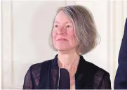  ?? SUSAN WALSH/ASSOCIATED PRESS ?? The 2020 Nobel Prize for literature has been awarded to American poet Louise Glück, pictured in 2016, “for her unmistakab­le poetic voice that with austere beauty makes individual existence universal.”