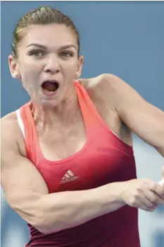  ??  ?? Simona Halep beats Anne Riske 6-1; 6-1 to advance to the second round of the competitio­n.