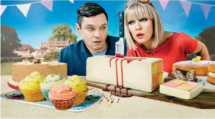  ??  ?? Sanglant. « Agatha Raisin », mini-série diffusée sur Sky, et bientôt sur France 3, inspirée des enquêtes de l’héroïne de M. C. Beaton.