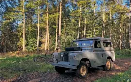  ??  ?? The Series II as seen in its natural habitat, and away from the dangers of petrol stations