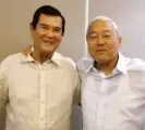  ??  ?? RELATIVES Alex Prieto and Roberto Ongpin