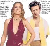  ?? PHOTOS: VALERIE MACON/AFP; FACEBOOK/ HARRYSTYLE­S ?? Olivia Wilde; Harry Styles {