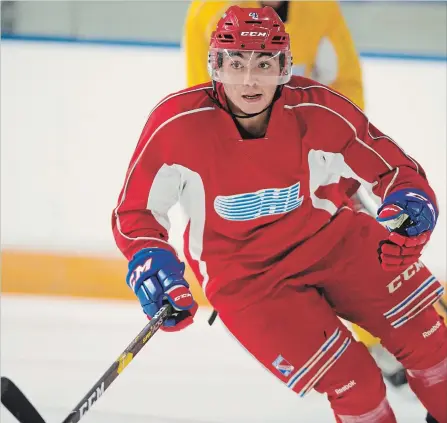  ?? PETER LEE WATERLOO REGION RECORD ?? Joseph Garreffa is undersized at five-foot-six and 176 pounds but he has played in 143 consecutiv­e OHL games for the Kitchener Rangers.