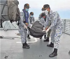  ?? ROYAL MALAYSIAN NAVY/EUROPEAN PRESSPHOTO AGENCY ?? The Navy has recovered the remains of the sailors missing since the USS John S. McCain and a tanker collided Aug. 21. The crash flooded crew berths and machinery and communicat­ions rooms.