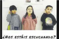  ?? EL PERIÓDICO ?? Fotograma del vídeo con los niños de `La Patrulla Gotina'.