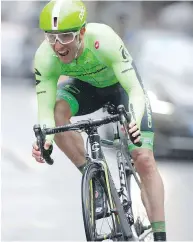  ?? GRAHAM WATSON / POSTMEDIA NEWS FILES ?? Michael Woods of Ottawa is a latecomer to the sport of competitiv­e cycling but is already making waves.